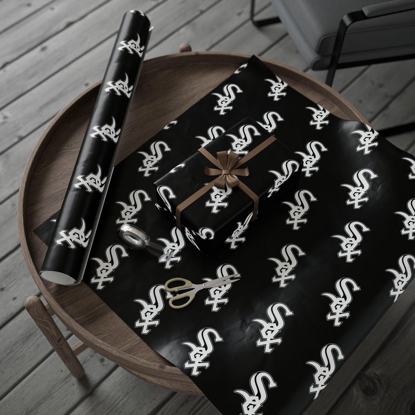 Chicago White Sox Baseball MLB Birthday Graduation Gift Wrapping Paper Holiday