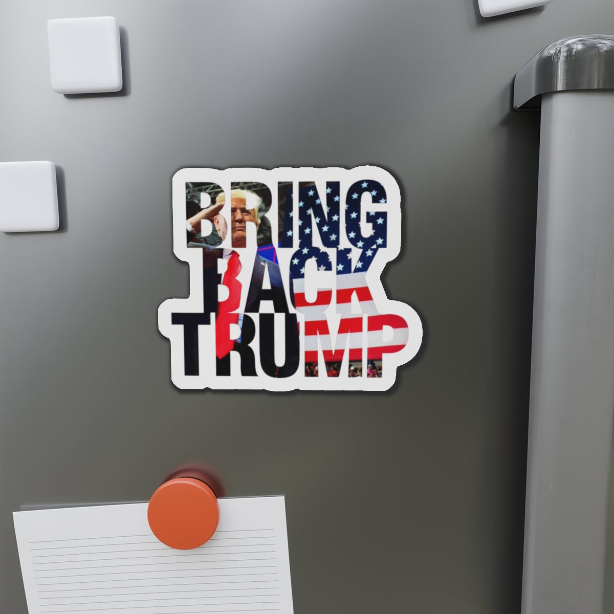 Bring Back Trump Heavy Duty Water Resistant Die-Cut Magnets