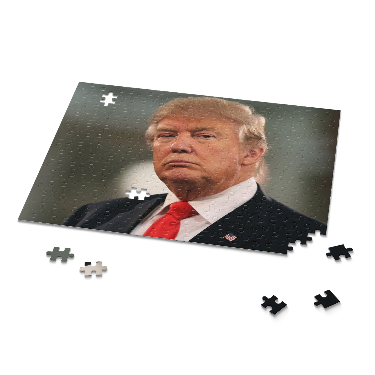 Donald Trump Portrait 47 (252 or 500 Piece) High Quality Thick Puzzle Game