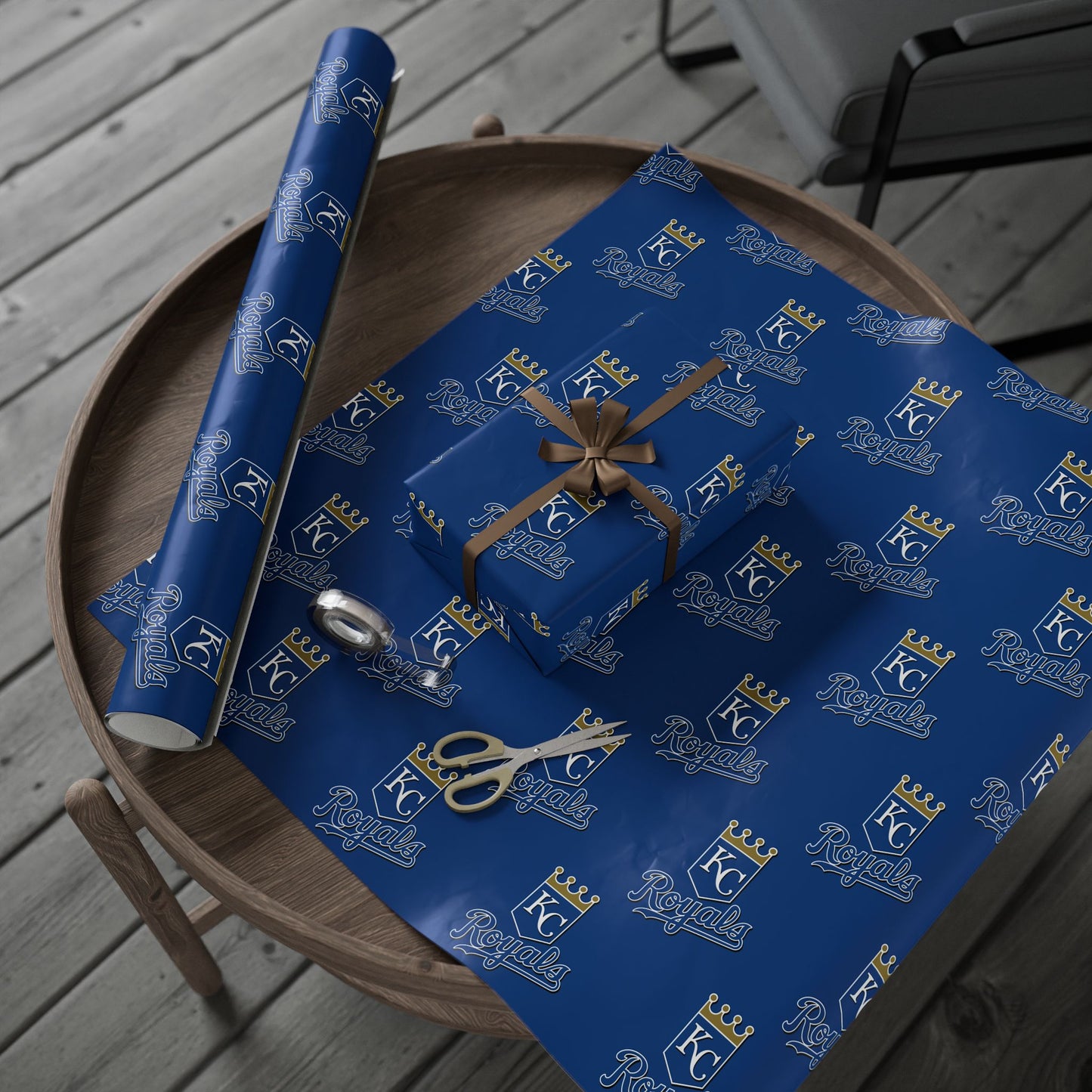 Kansas City Royals Baseball MLB Birthday Graduation Holiday Gift Wrapping Paper