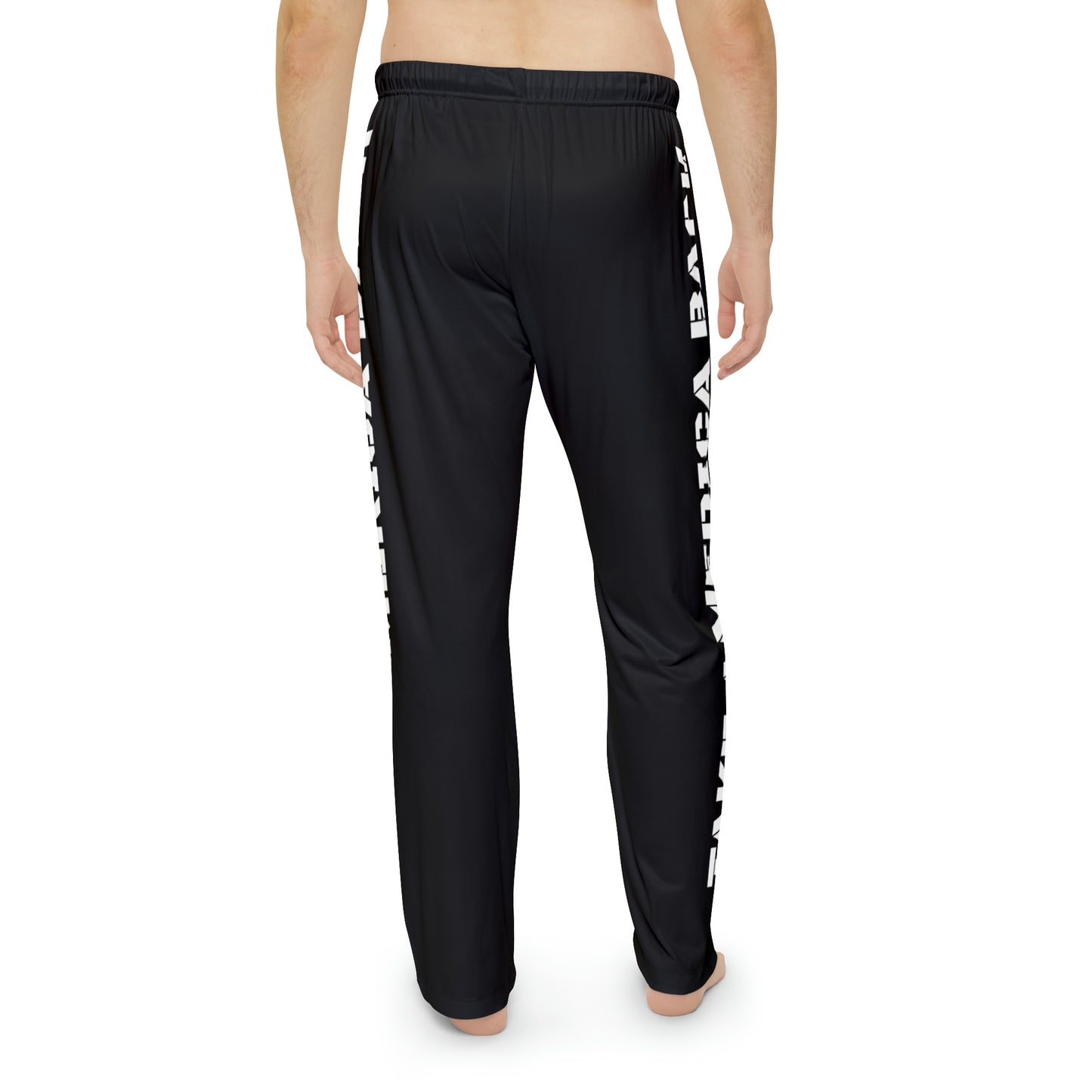 Take America Back Schwarze bequeme Lounge-Pyjamahose aus Polyester für Herren