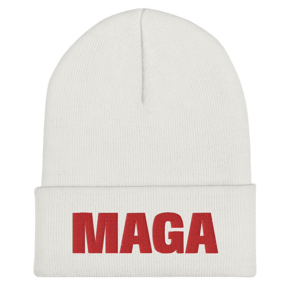 MAGA Trump Unisex saisonale weiche Manschettenmütze