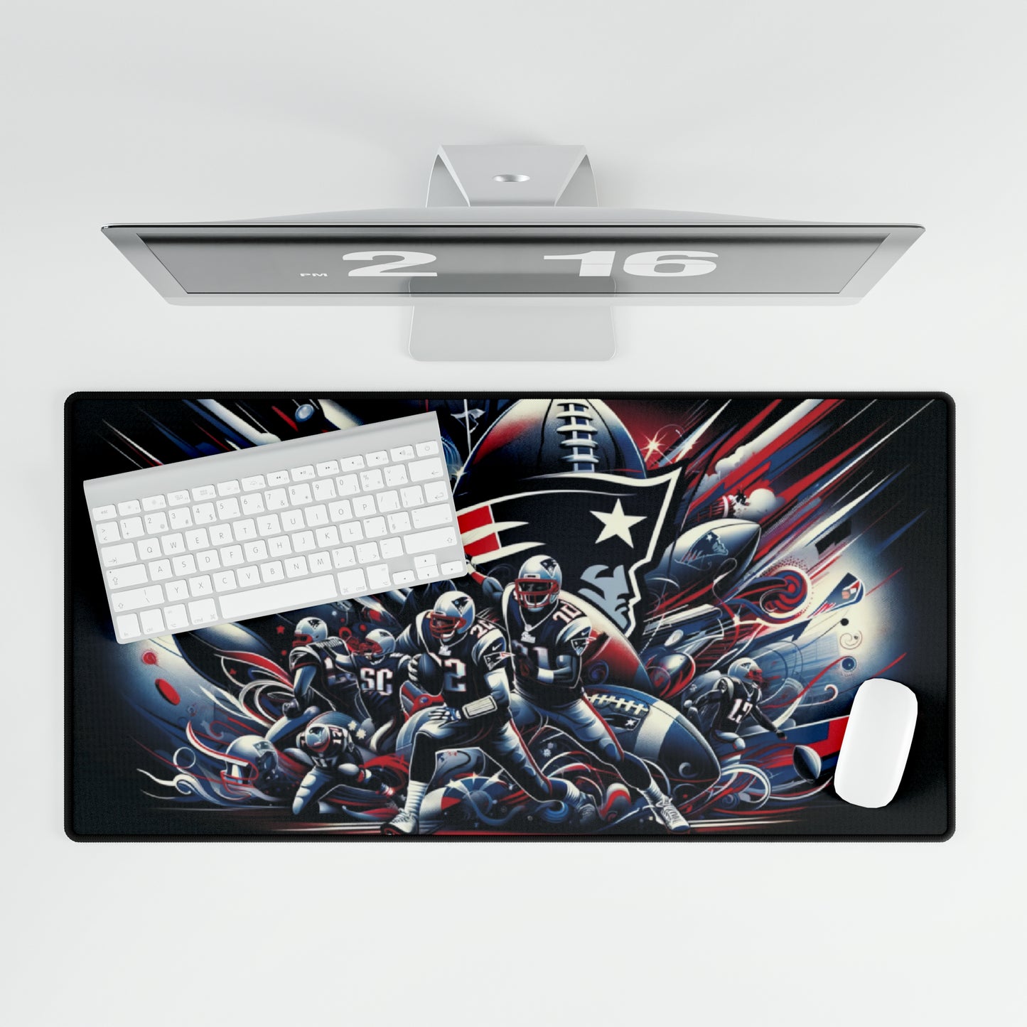 New England Patriots NFL Football High Definition Desk Mat Mousepad