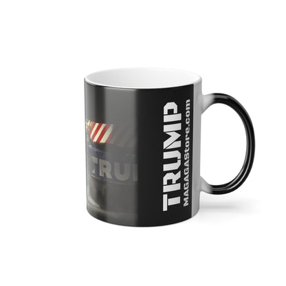 Color Morphing Rambo Patriot Trump Heat Reacting See Pictures Coffee Mug 11oz