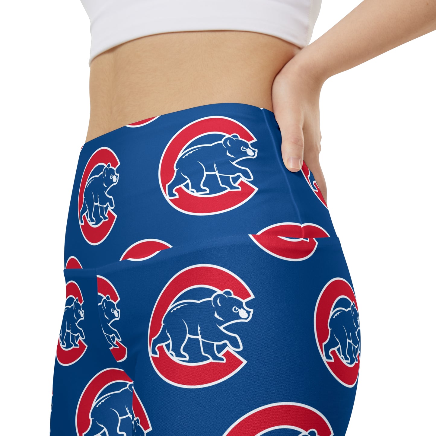 Chicago Cubs MLB Baseball Women's Workout Bike Comfy Shorts