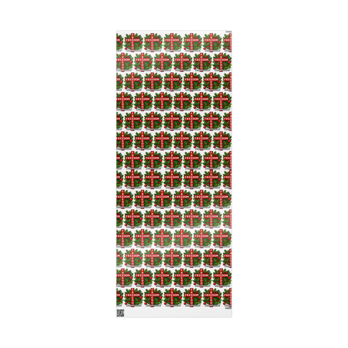 Freedom Holiday Cross Charlie Kirk Merry Christmas Wrapping Papers