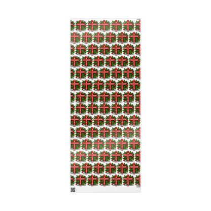 Freedom Holiday Cross Charlie Kirk Merry Christmas Wrapping Papers