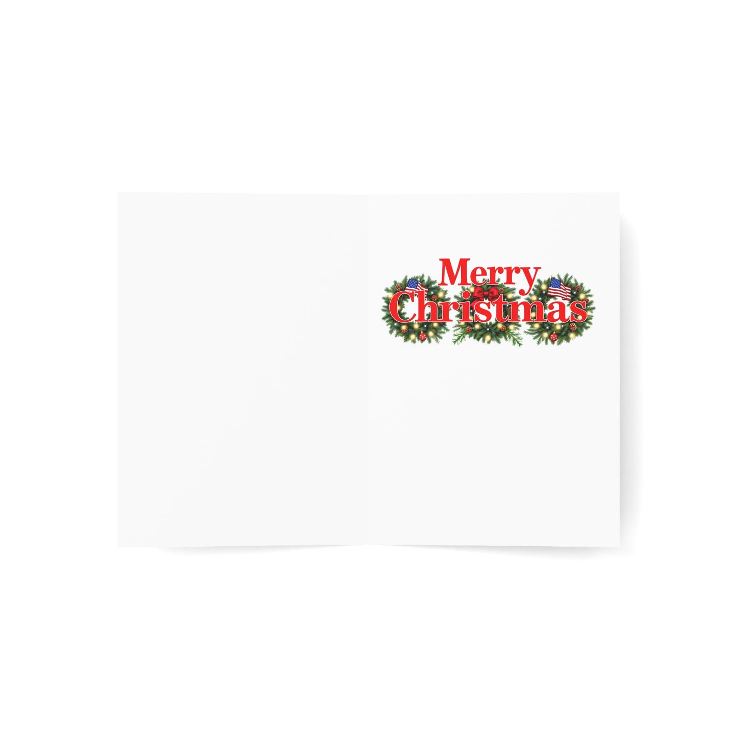 Freedom Charlie Kirk Christmas Greeting Card