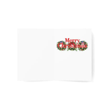 Freedom Charlie Kirk Christmas Greeting Card