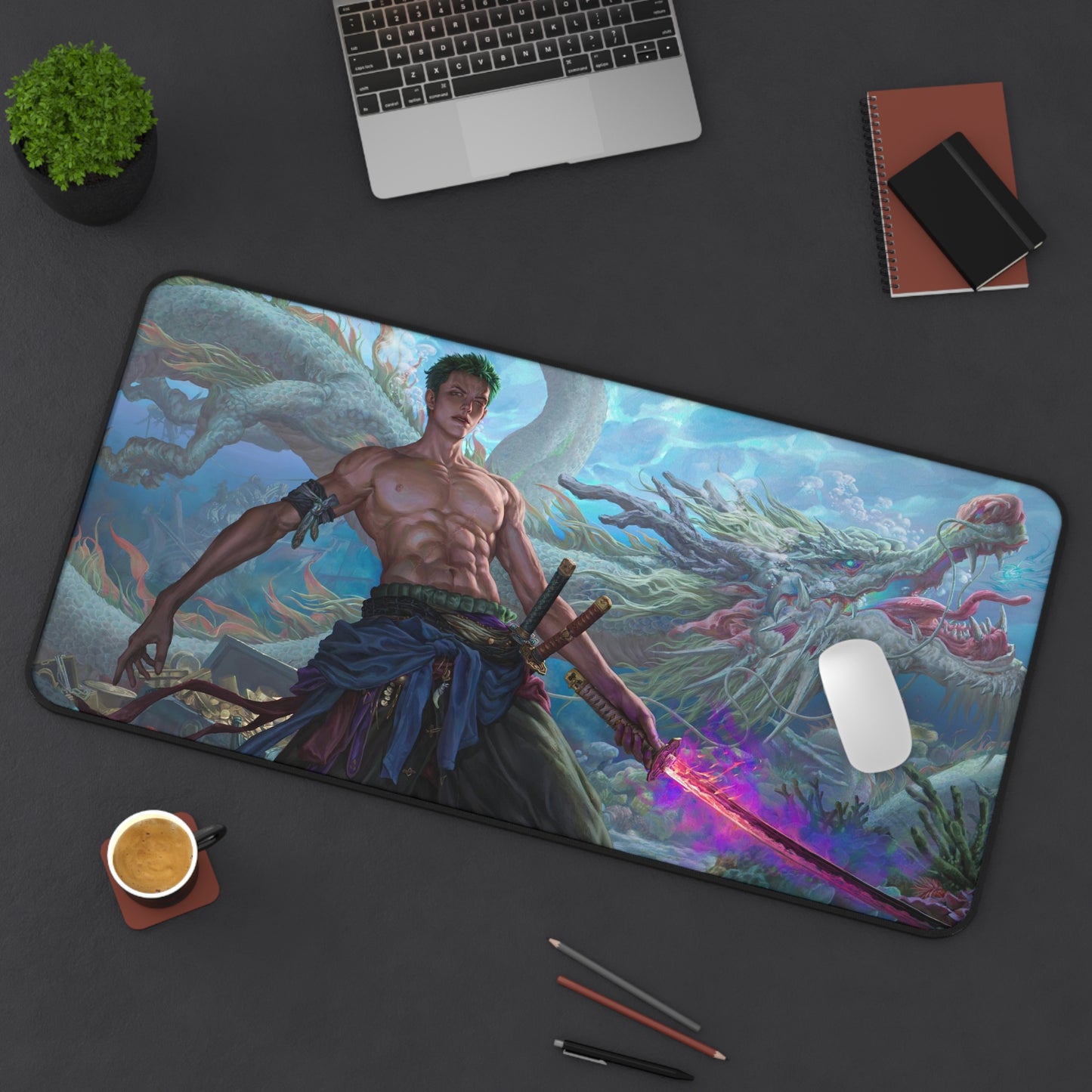 Roronoa Zoro One Anime Piece Cartoon High Definition PC Desk Mat