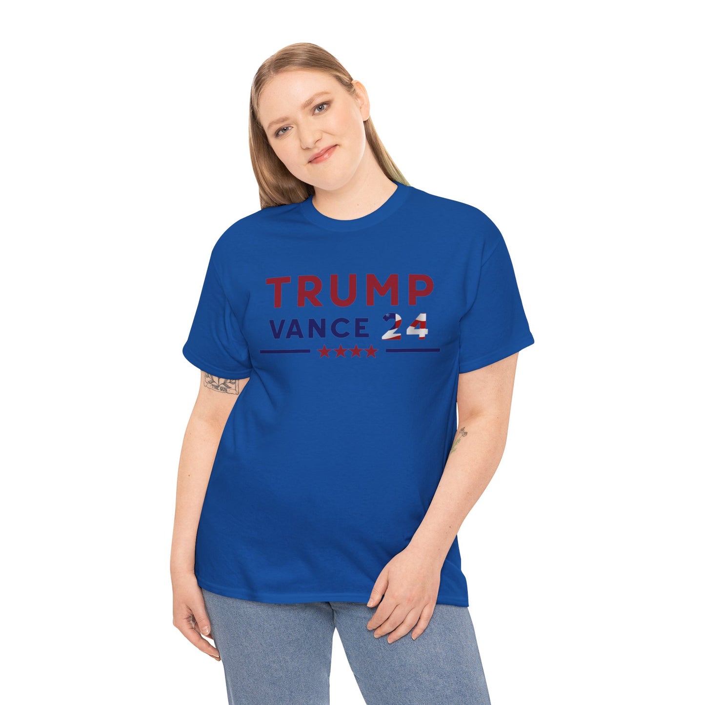 Trump Vance 24 MAGA Unisex Heavy Cotton Tee