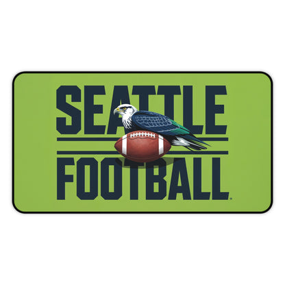 Seattle Football High Definition Print Non Slip Desk Mat Office Home Mouse Pad Sports Fan Gift Ultra Smooth Surface Rubber Backing