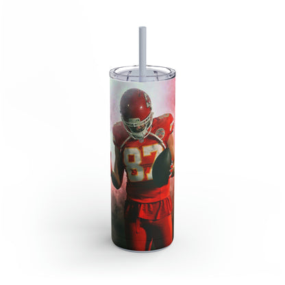 Travis Kelce Kansas City Chiefs Maars Maker Skinny Matte Tumbler, 20oz Choose color