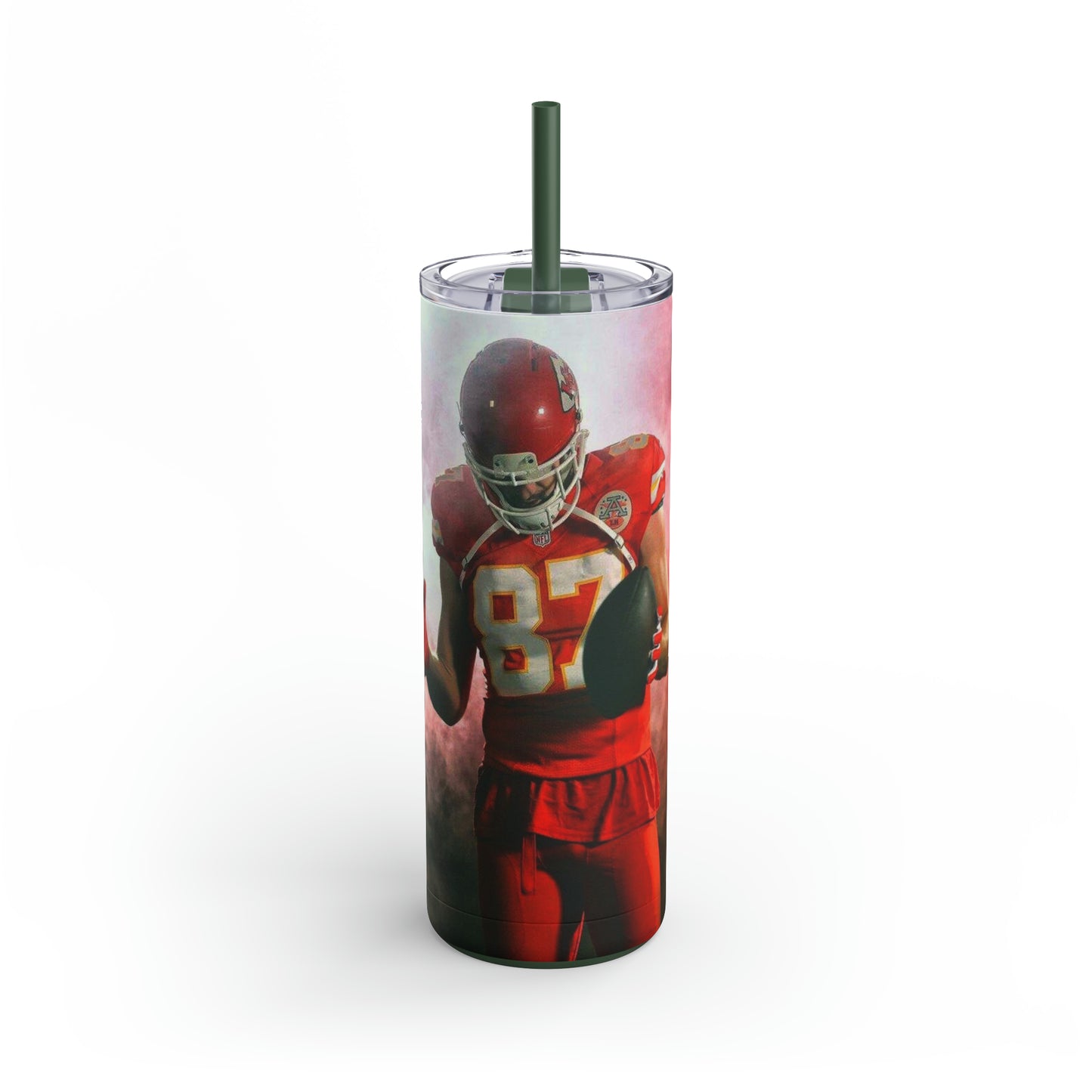 Travis Kelce Kansas City Chiefs Maars Maker Skinny Matte Tumbler, 20oz Choose color