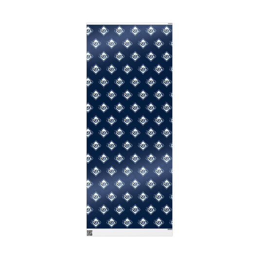 Tampa Bay Rays Baseball MLB Birthday Graduation Gift Wrapping Paper
