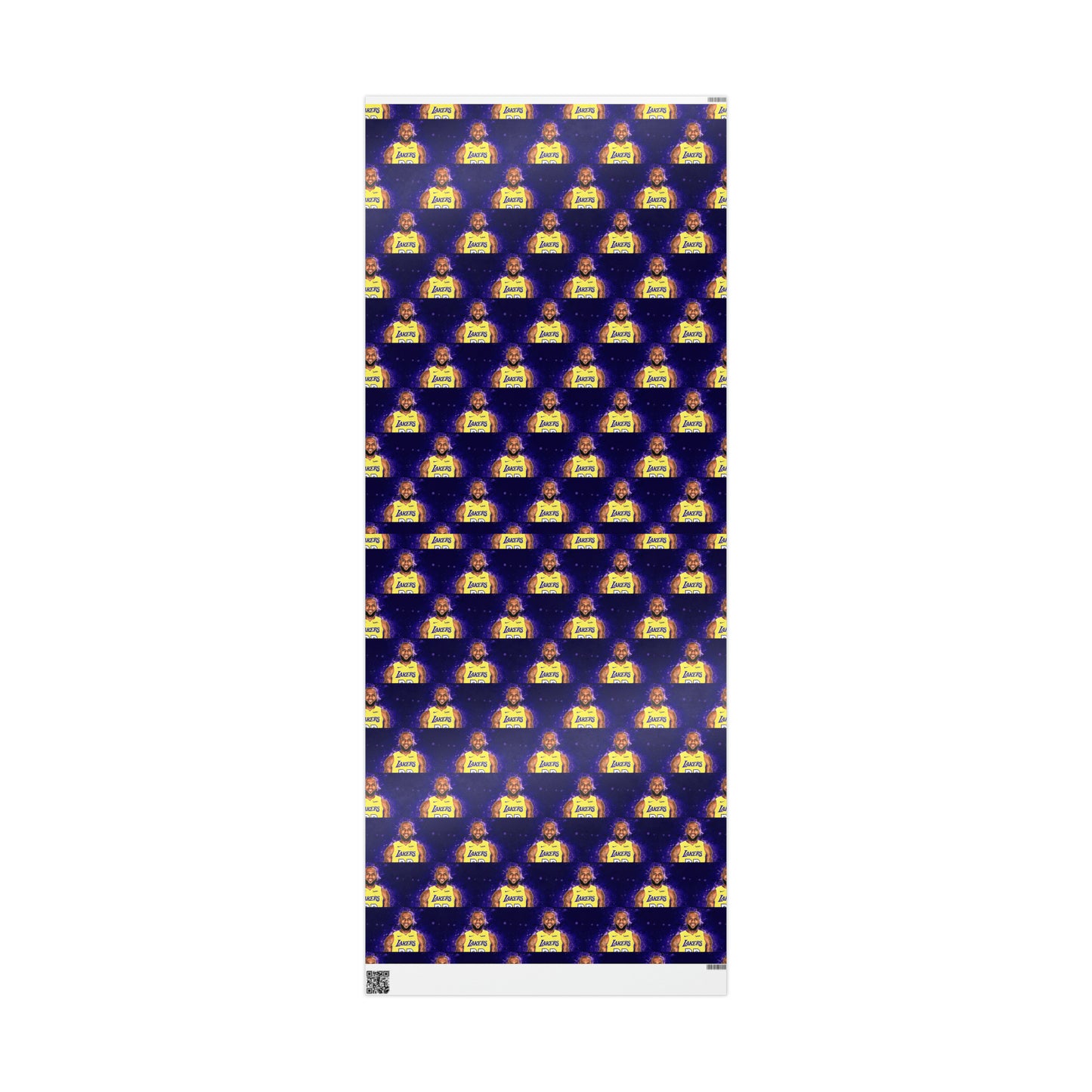 Lebron James LA Lakers NBA Birthday Gift Wrapping Paper Basketball Holiday