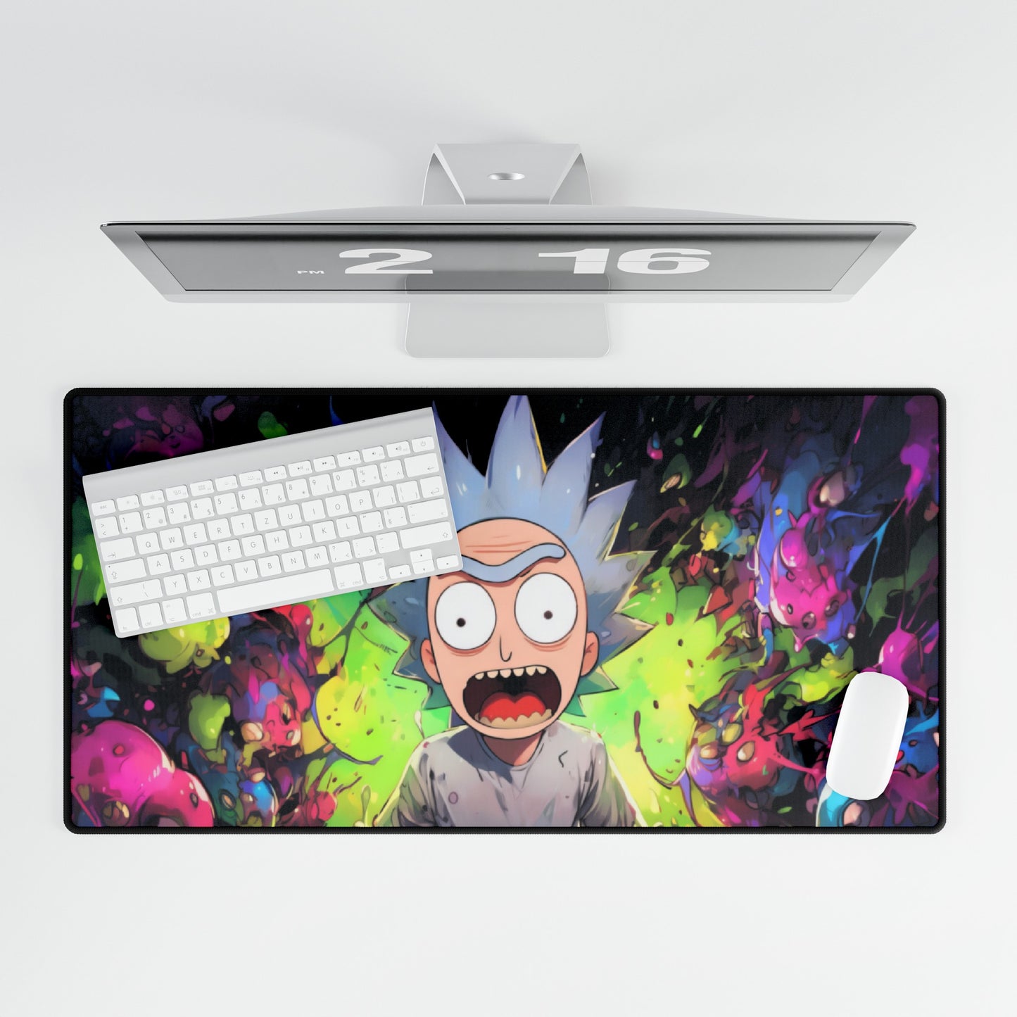 Rick and Morty High Definition PC PS Video Game Desk Mat Mousepad Sanchez