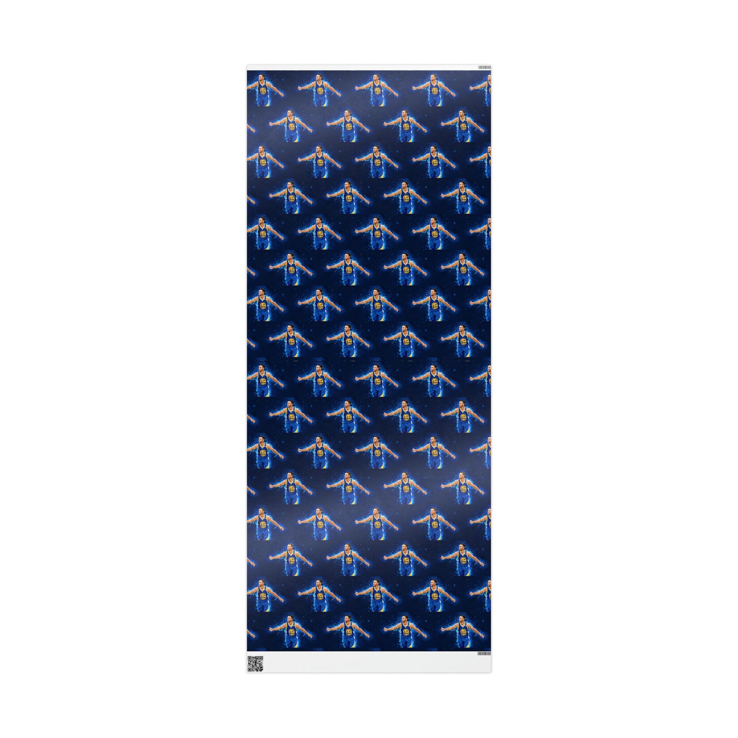 Steph Curry Golden State Warriors NBA Birthday Gift Wrapping Paper Basketball Holiday