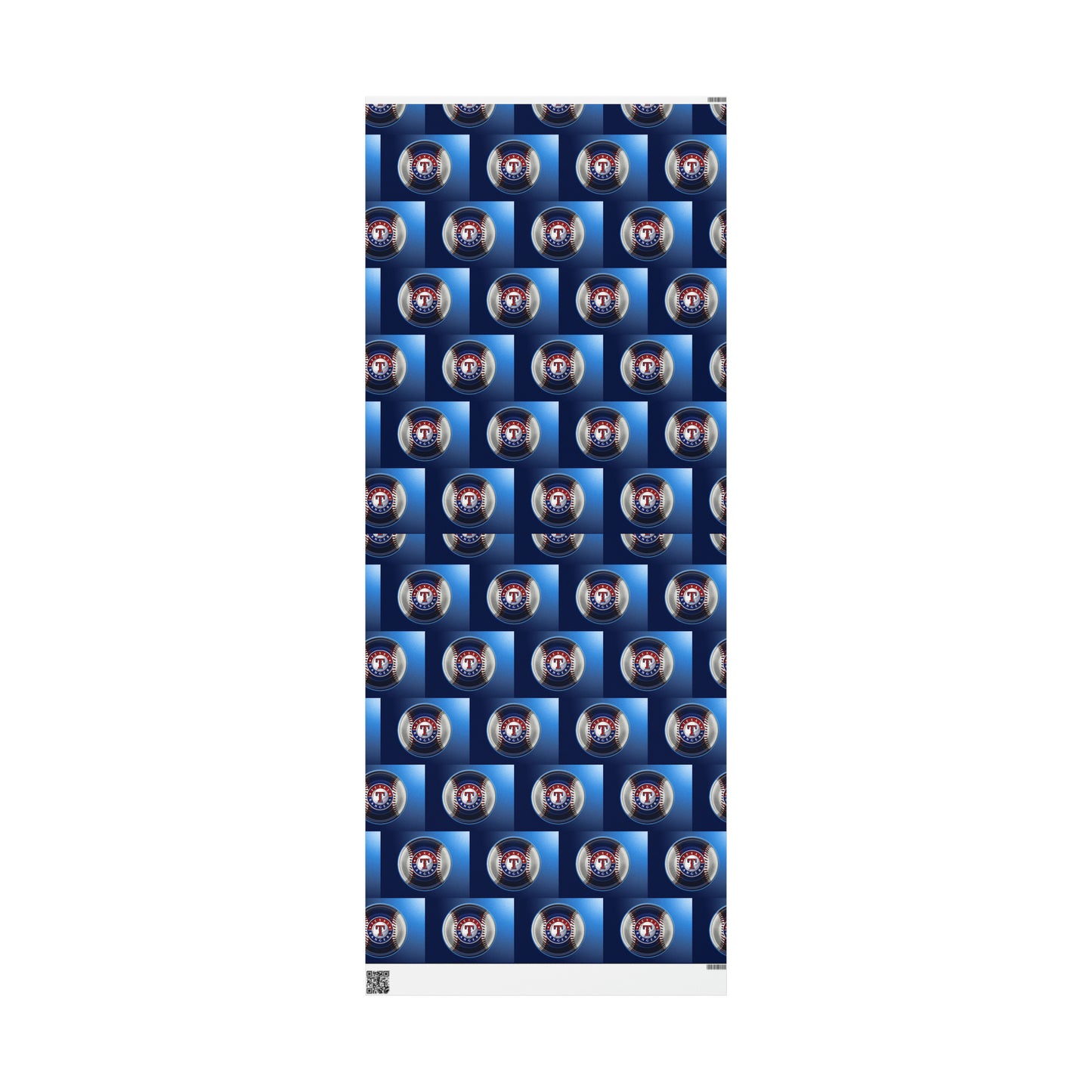 Texas Rangers Baseball MLB Birthday Gift Wrapping Paper Holiday