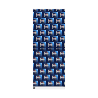 Texas Rangers Baseball MLB Birthday Gift Wrapping Paper Holiday