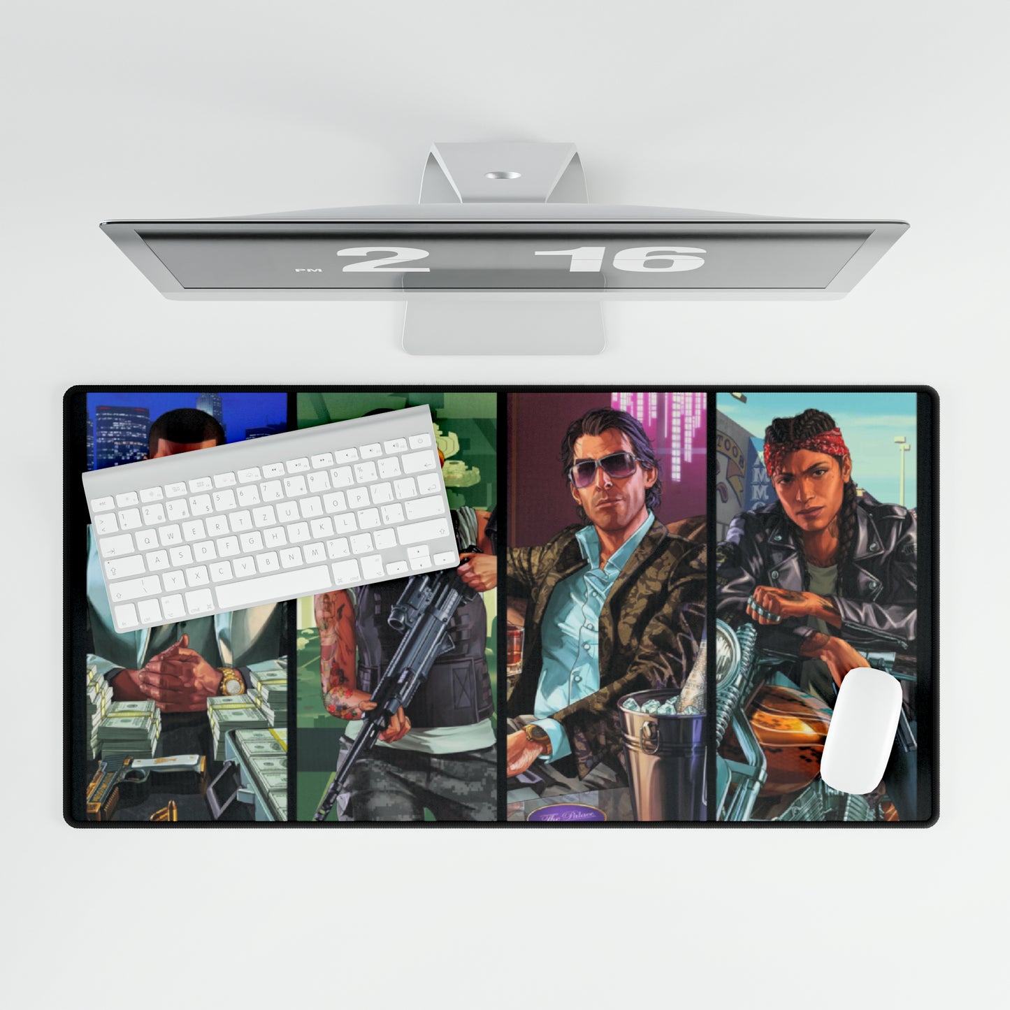 GTA 5 Grand Theft High Definition PC PS Video Game Desk Mat