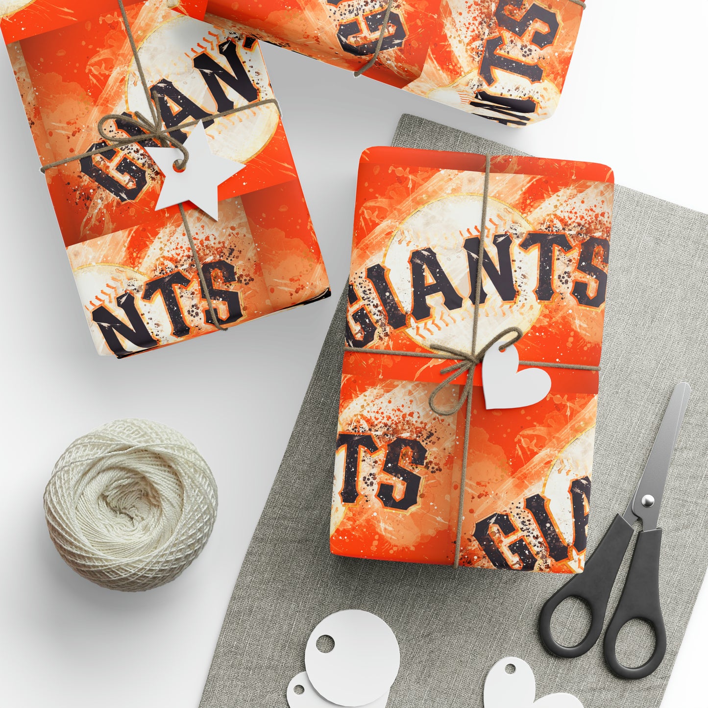 San Francisco Giants Baseball MLB Geburtstagsgeschenkpapier Urlaub