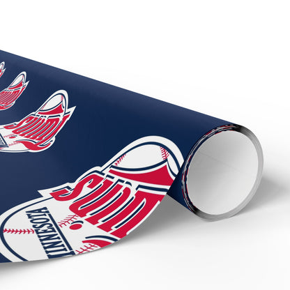Minnesota Twins Baseball MLB Birthday Graduation Holiday Gift Wrapping Paper