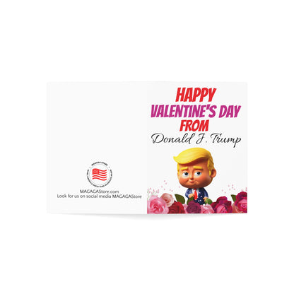 Happy Valentine's Day From Donald J. Trump MAGA Greeting Card