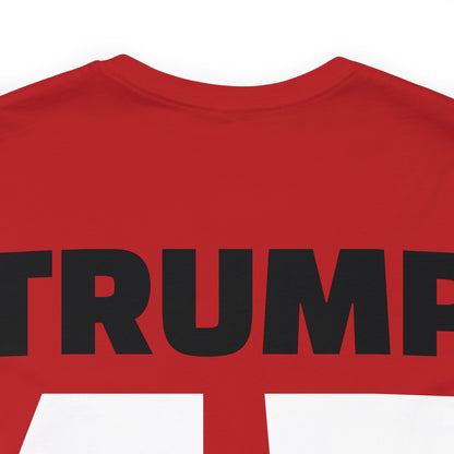 Trump Nummer 47 Präsident Hochwertiges Unisex-Jersey-Kurzarm-T-Shirt