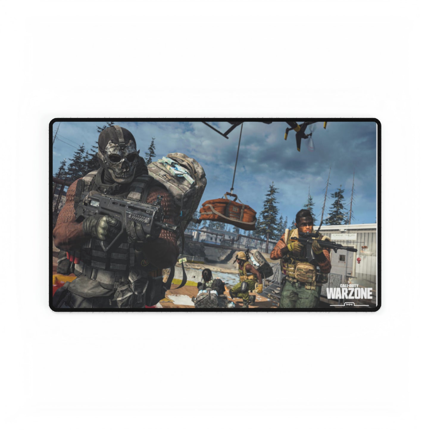 Call of Duty Warzone High Definition PC Video Game American Desk Mat