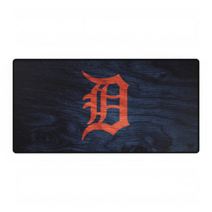 Detroit Tigers Woodgrain look MLB Baseball High Definition Desk Mat Mousepad