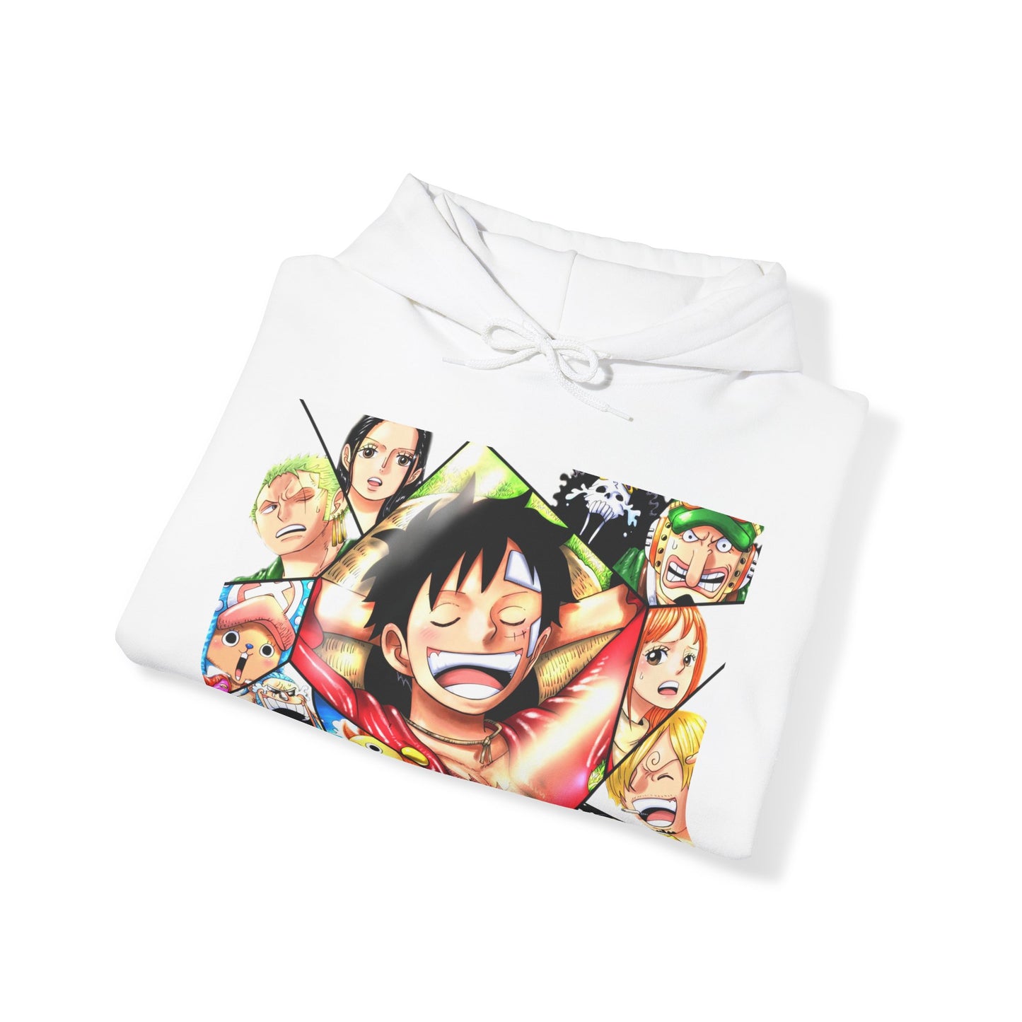 One Piece Monkey Luffy Jimbei Nico Nami Unisex Heavy Blend Hooded Sweatshirt