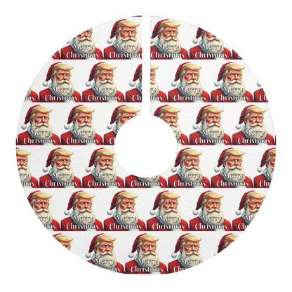 Trump Merry Christmas MAGA soft and plush Holiday Tree Skirts