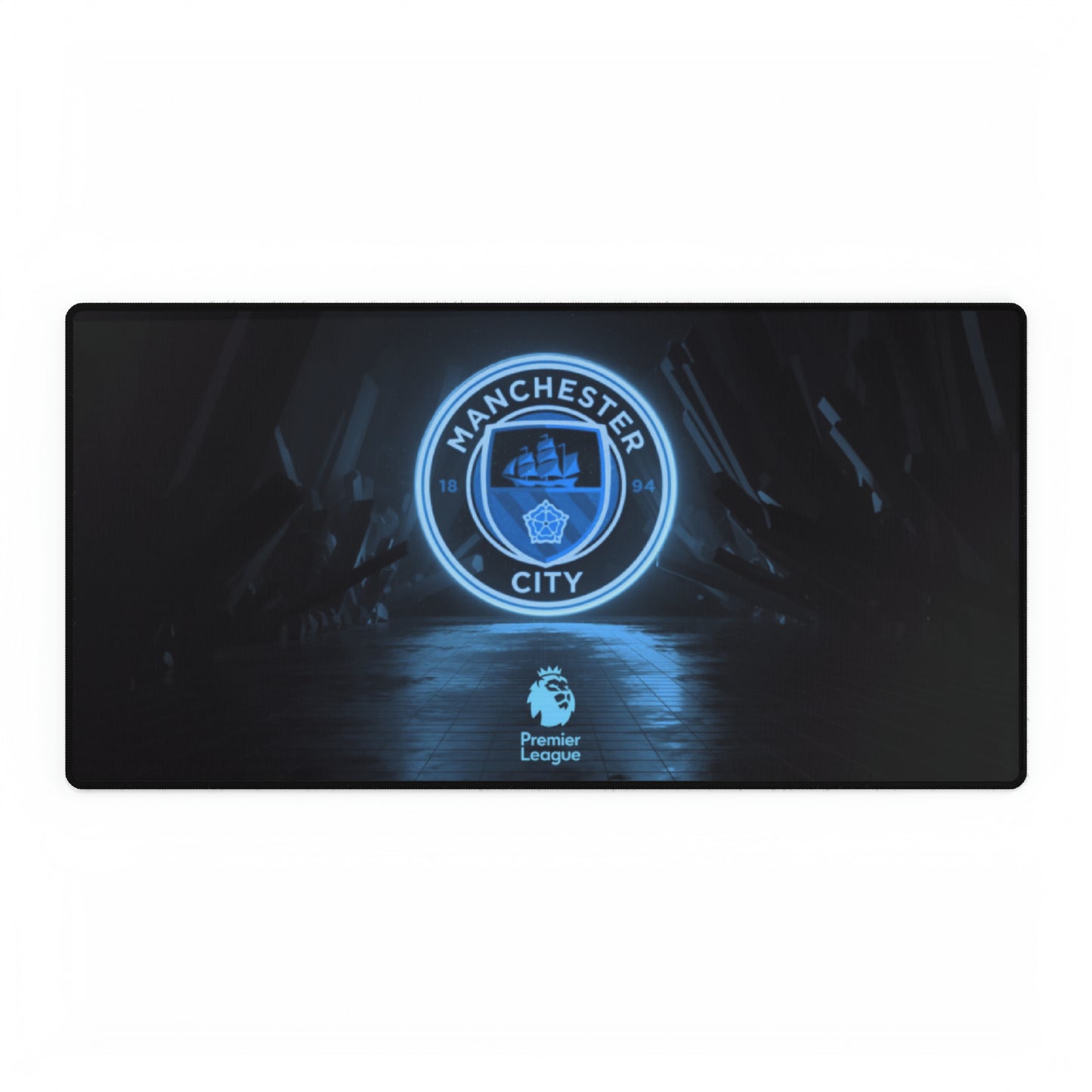 Manchester City Premier League Soccer Futbol High Definition Schreibtischunterlage Mousepad