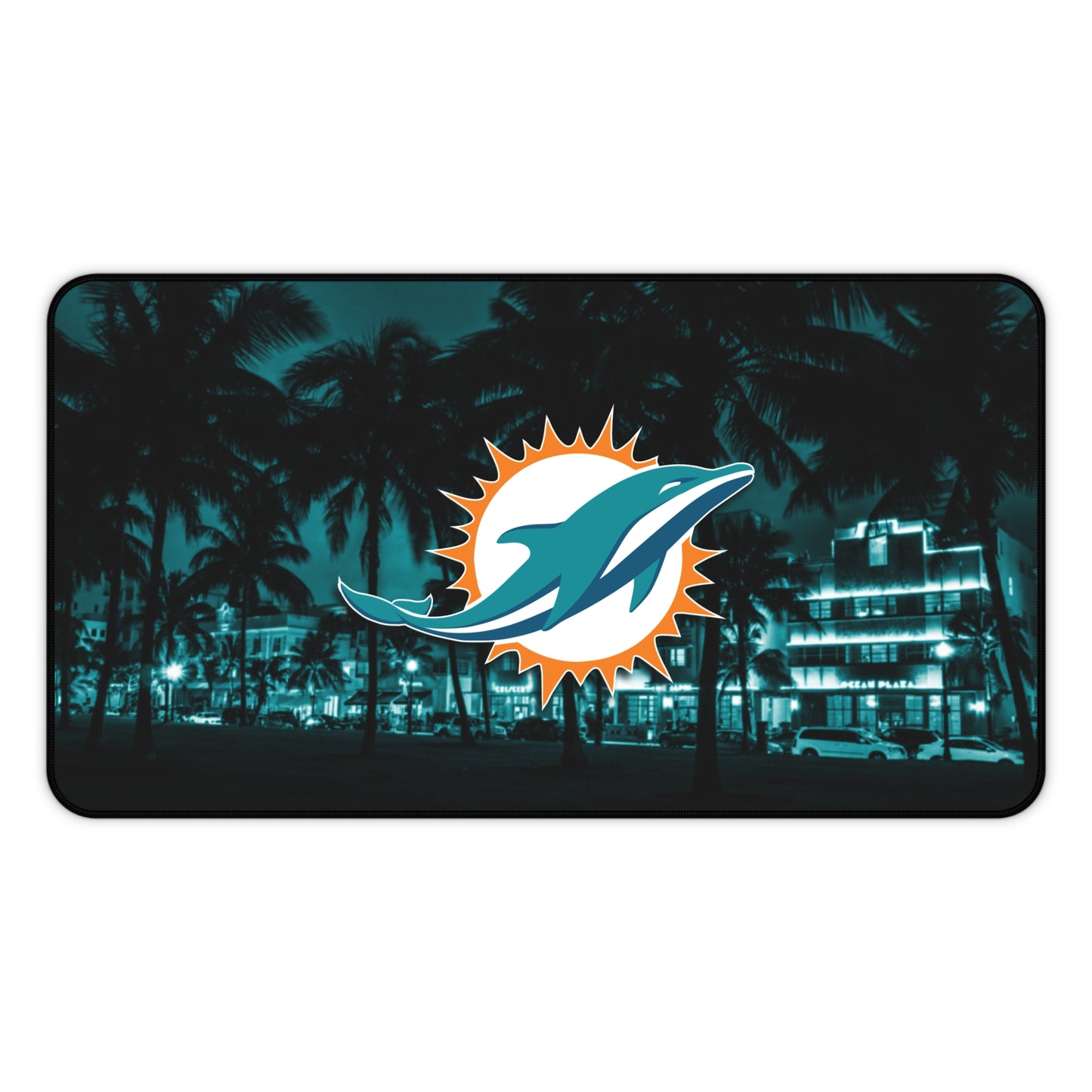 Miami Dolphins Cityscape NFL Football High Definition PC Desk Mat Mousepad