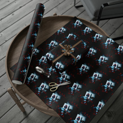 Joker Dark Knight Ledger holiday present Birthday Present Gift Wrapping Papers