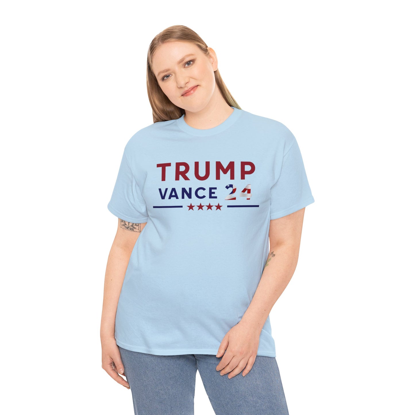 Trump Vance 24 MAGA Unisex Heavy Cotton Tee