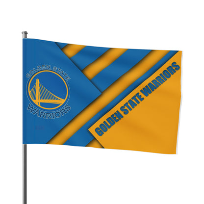 Basketball-Flagge der Golden State Warriors, NBA-Weltmeister, hochauflösender Druck