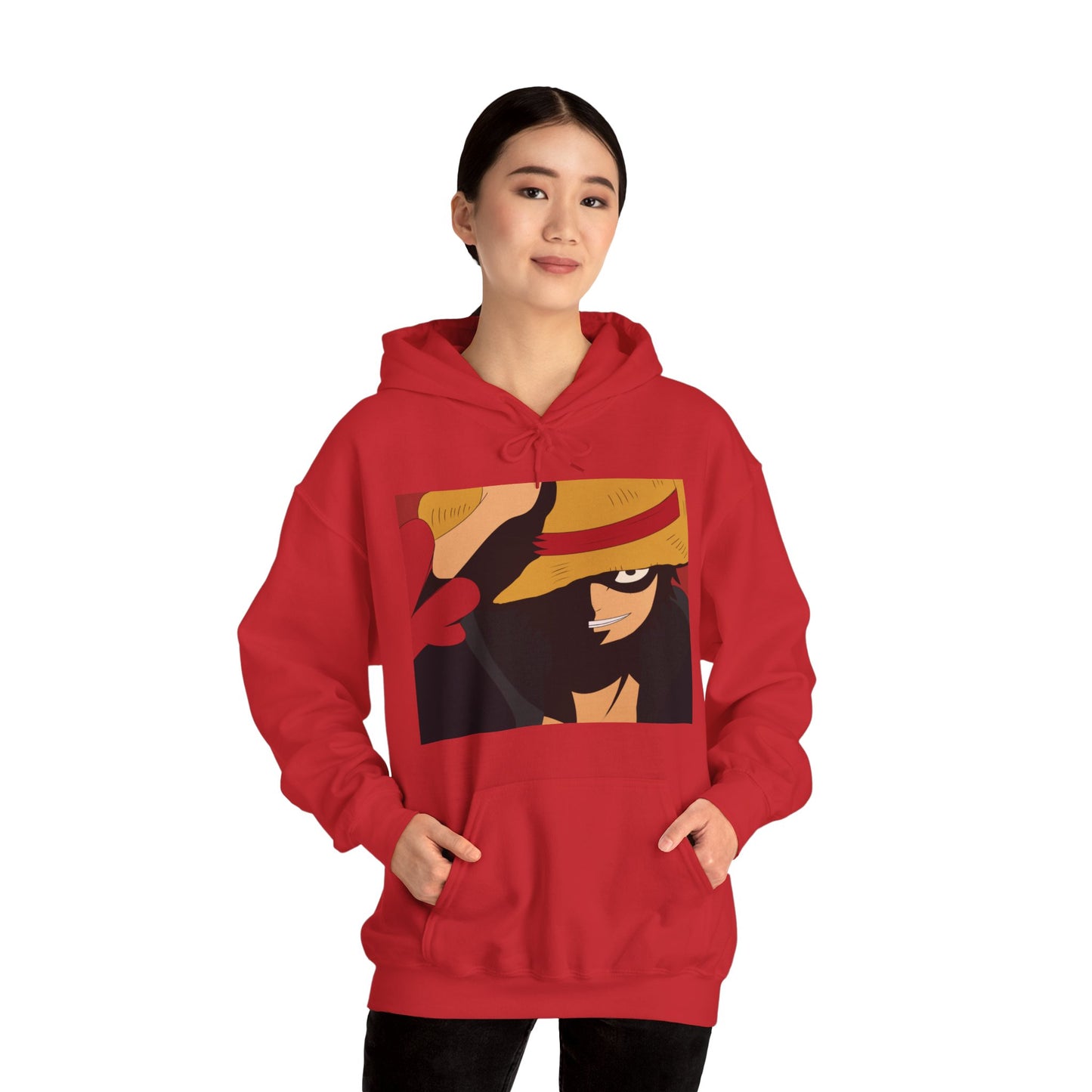 One Piece Monkey D. Ruffy Unisex Heavy Blend Kapuzenpullover