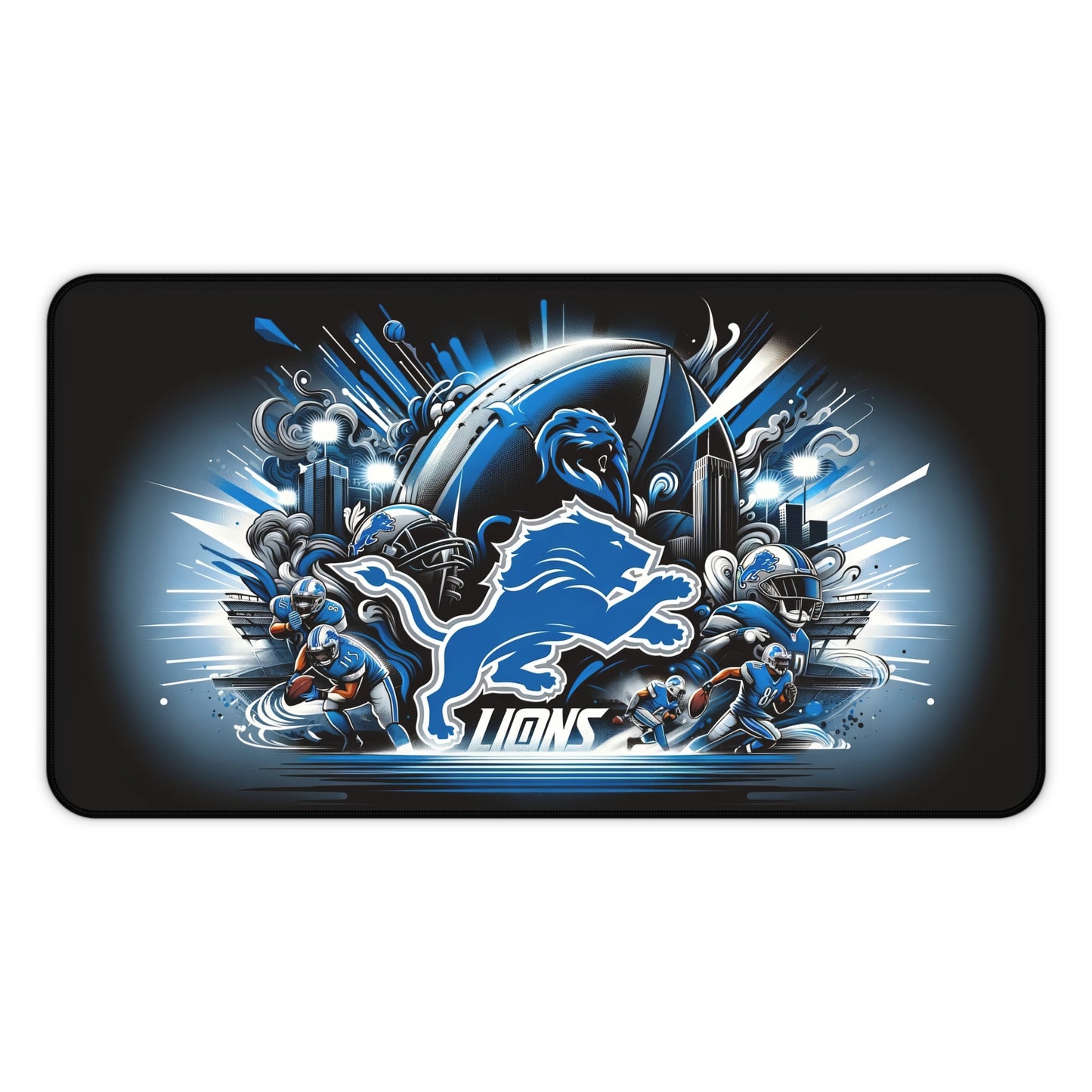 Detroit Lions NFL Football High Definition Desk Mat Mousepad