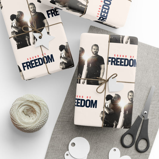 Sound of Freedom Movie Birthday Gift Present Wrapping Paper