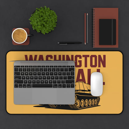 Washington Football High Definition Print Non Slip Desk Mat Office Home Mouse Pad Sports Fan Gift Ultra Smooth Surface Rubber Backing