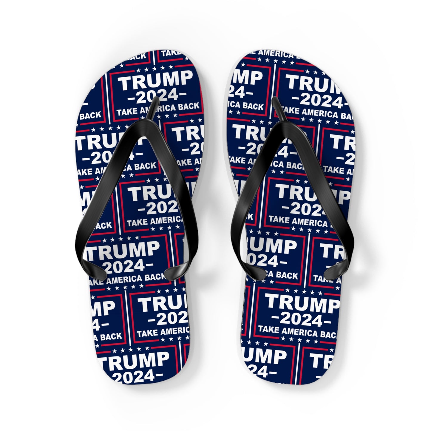 Trump Take America Back Comfy Summer Beach Unisex Flip Flops