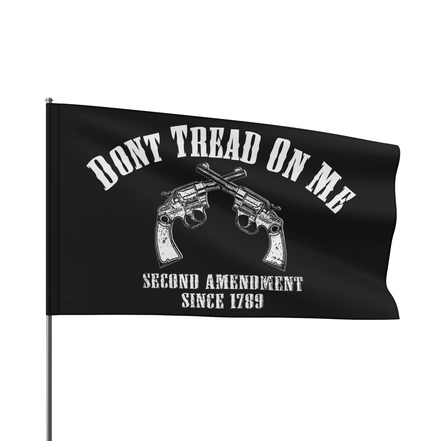 „Don't Tread on me“ 2. Verfassungszusatz, High-Definition-Druck, Flagge für den Innen- und Außenbereich