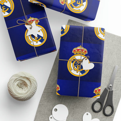 Geschenkpapier zum Geburtstag von Real Madrid, Fußball, Fußball, Urlaub