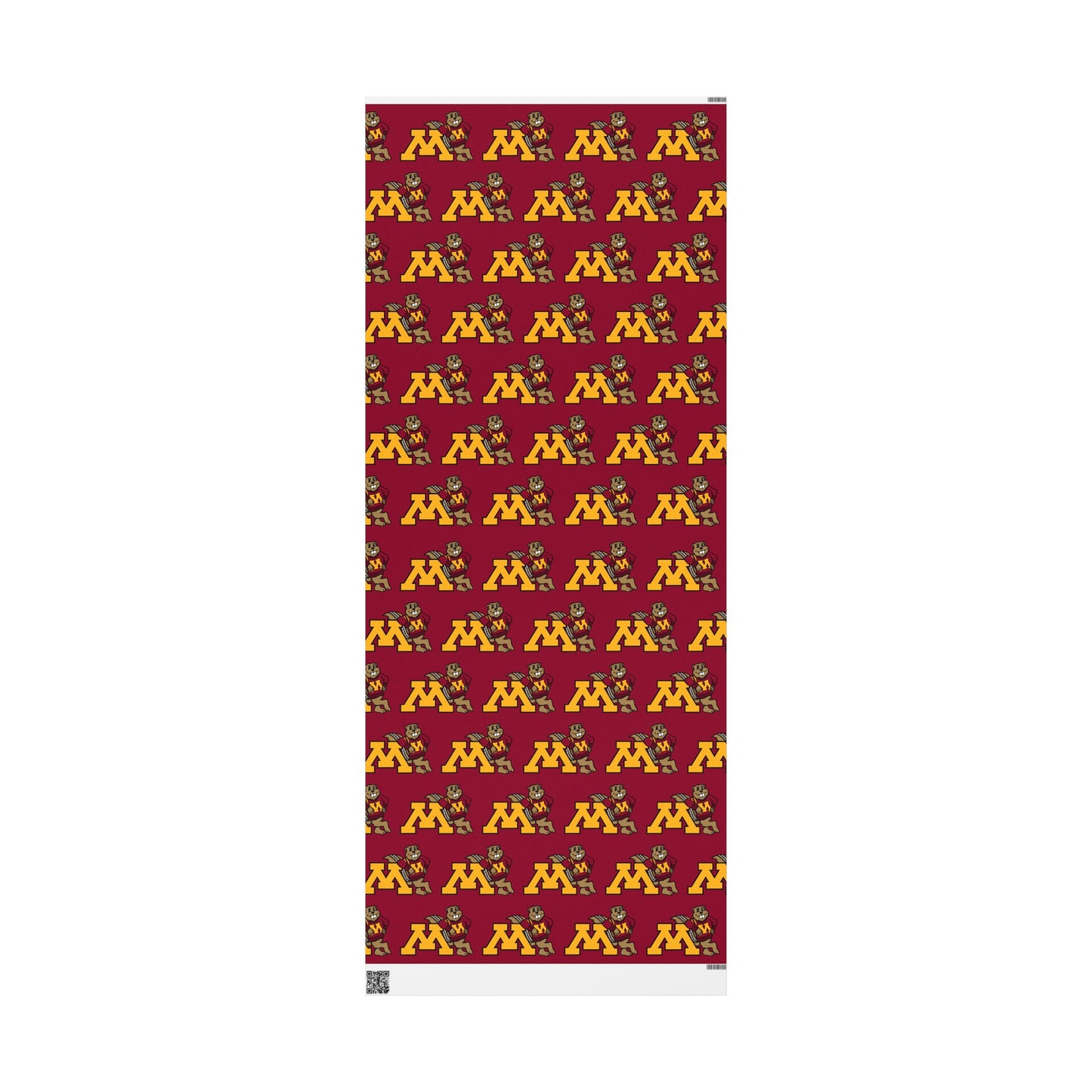 Minnesota Golden Gophers NCAA College Graduation Alumni Birthday Gift Wrapping Paper Holiday