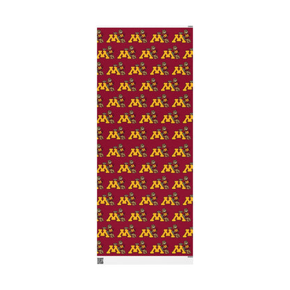 Minnesota Golden Gophers NCAA College Graduation Alumni Birthday Gift Wrapping Paper Holiday