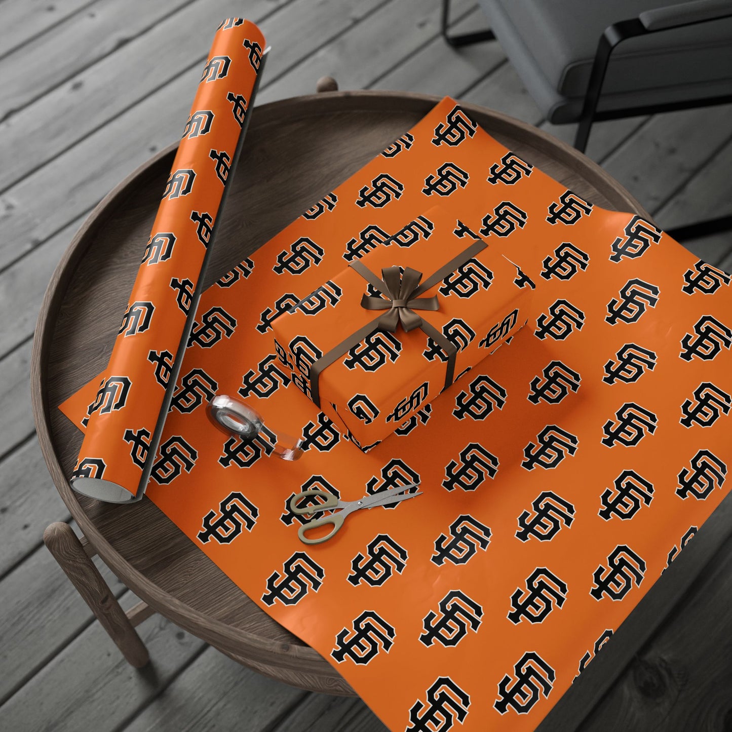 San Francisco Giants Baseball MLB Birthday Graduation Gift Wrapping Paper