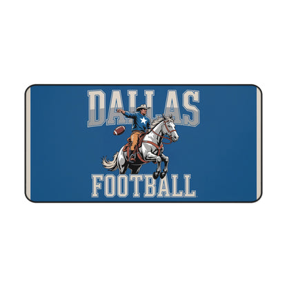 Dallas Football High Definition Print Non Slip Desk Mat Office Home Mouse Pad Sports Fan Gift Ultra Smooth Surface Rubber Backing