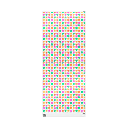 Conversation Hearts Colorful Valentine's Day Gift Present Wrapping Paper